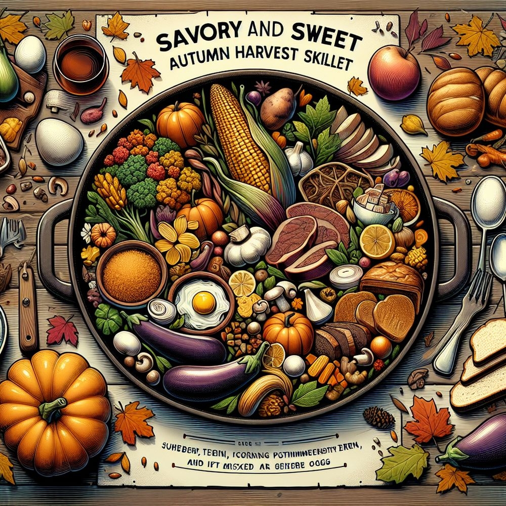 Savory and Sweet Autumn Harvest Skillet