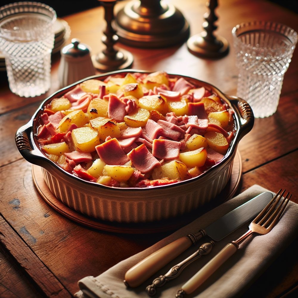 Hearty Ham and Potato Casserole