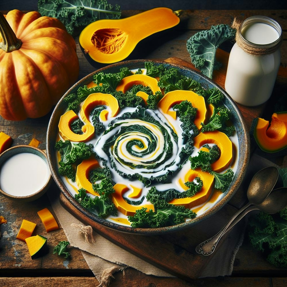 Autumnal Squash and Kale Delight
