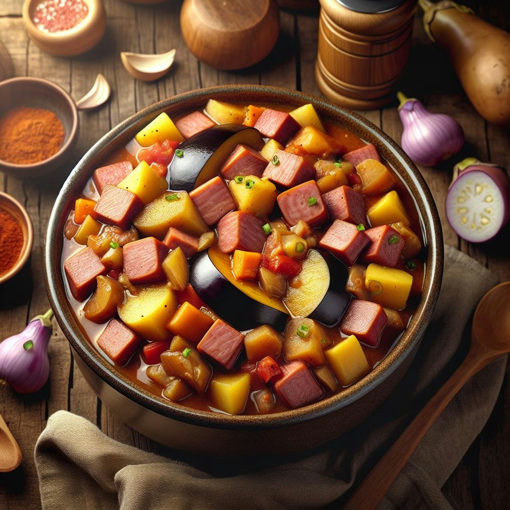 Spicy Spam and Potato Stew