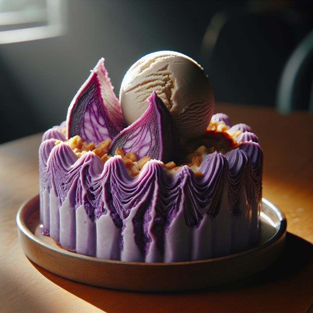 Ube Ice Cream Bake