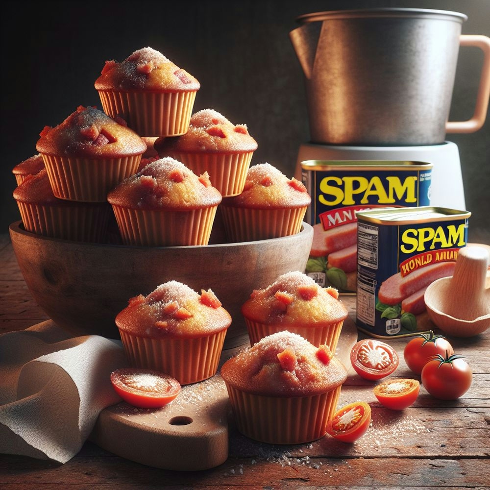 Spam & Tomato Savory Muffins