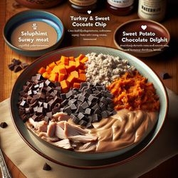 Korean-Inspired Turkey and Sweet Potato Chocolate Chip Delight