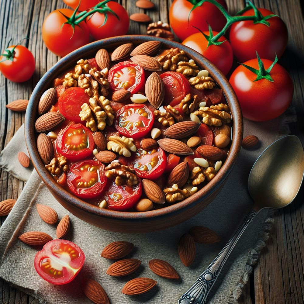 Mexican Almond and Walnut Tomato Stew