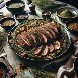 Herb-Crusted Smoked Fillets