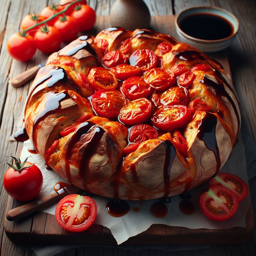 Savory Tomato Soy Sauce Bread