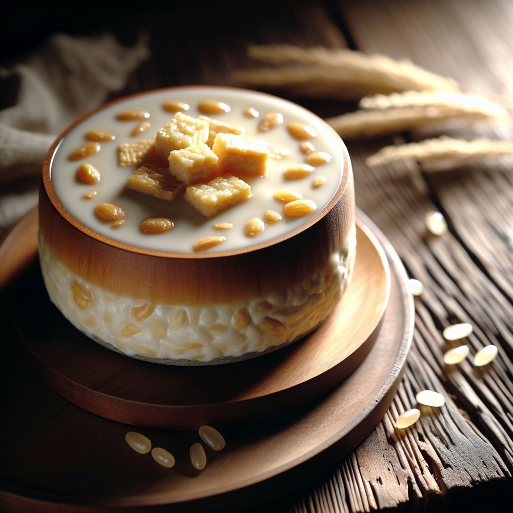 Creamy Rice Biscuit Custard