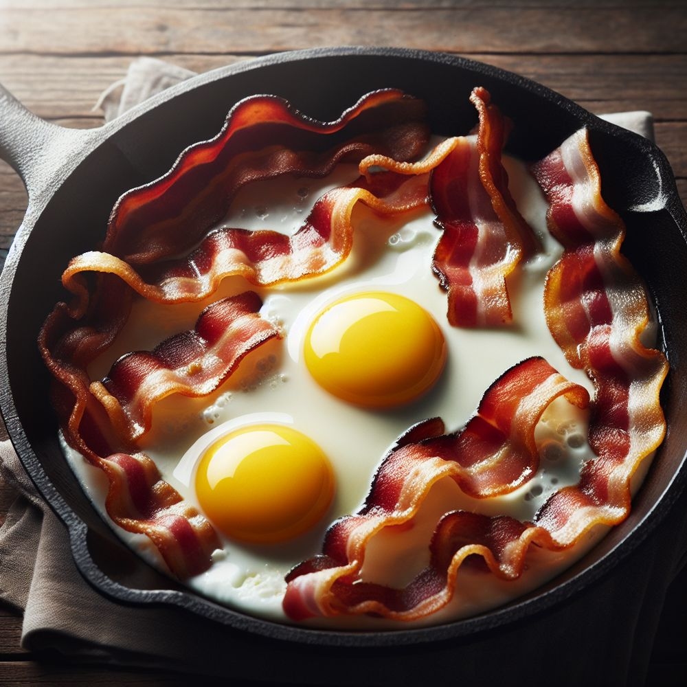 Bacon and Eggs Breakfast Skillet