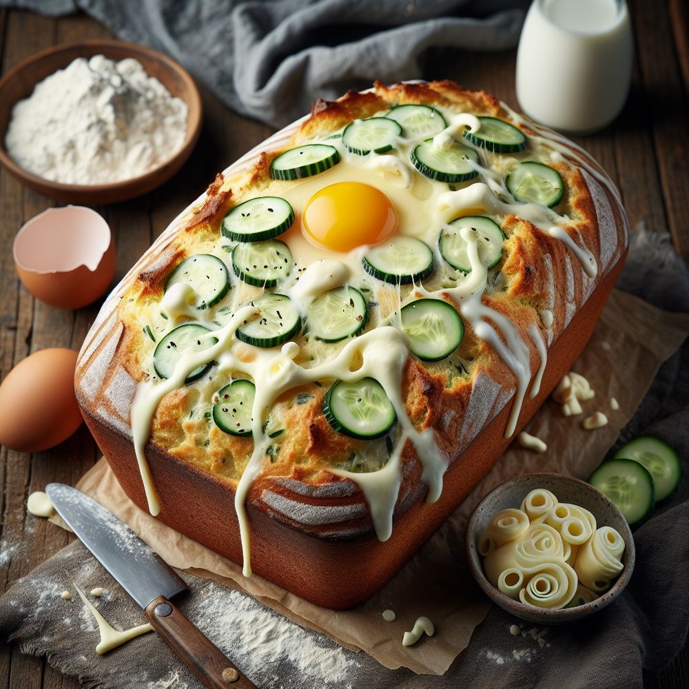 Cheesy Cucumber Bread