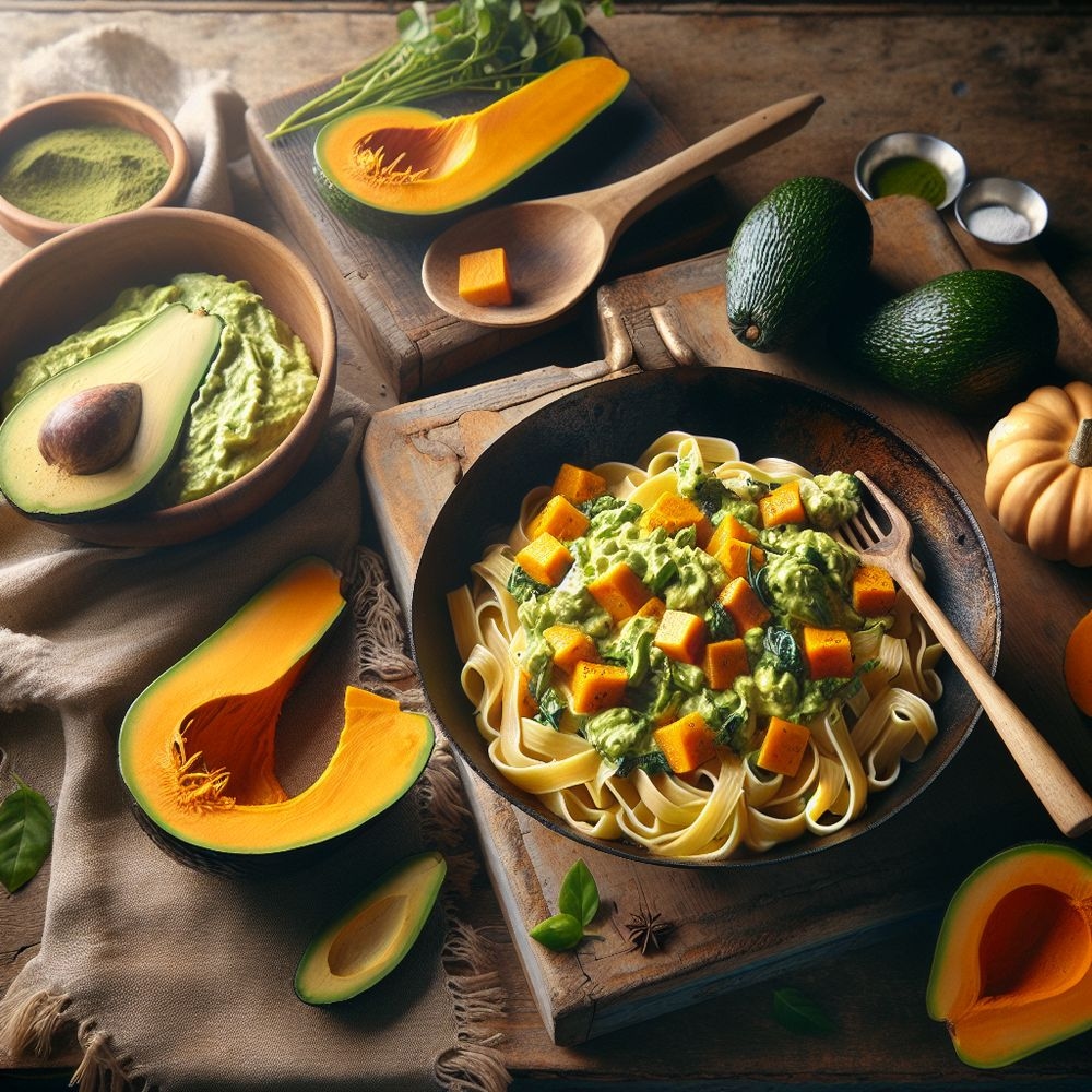 Creamy Avocado Pumpkin Pasta