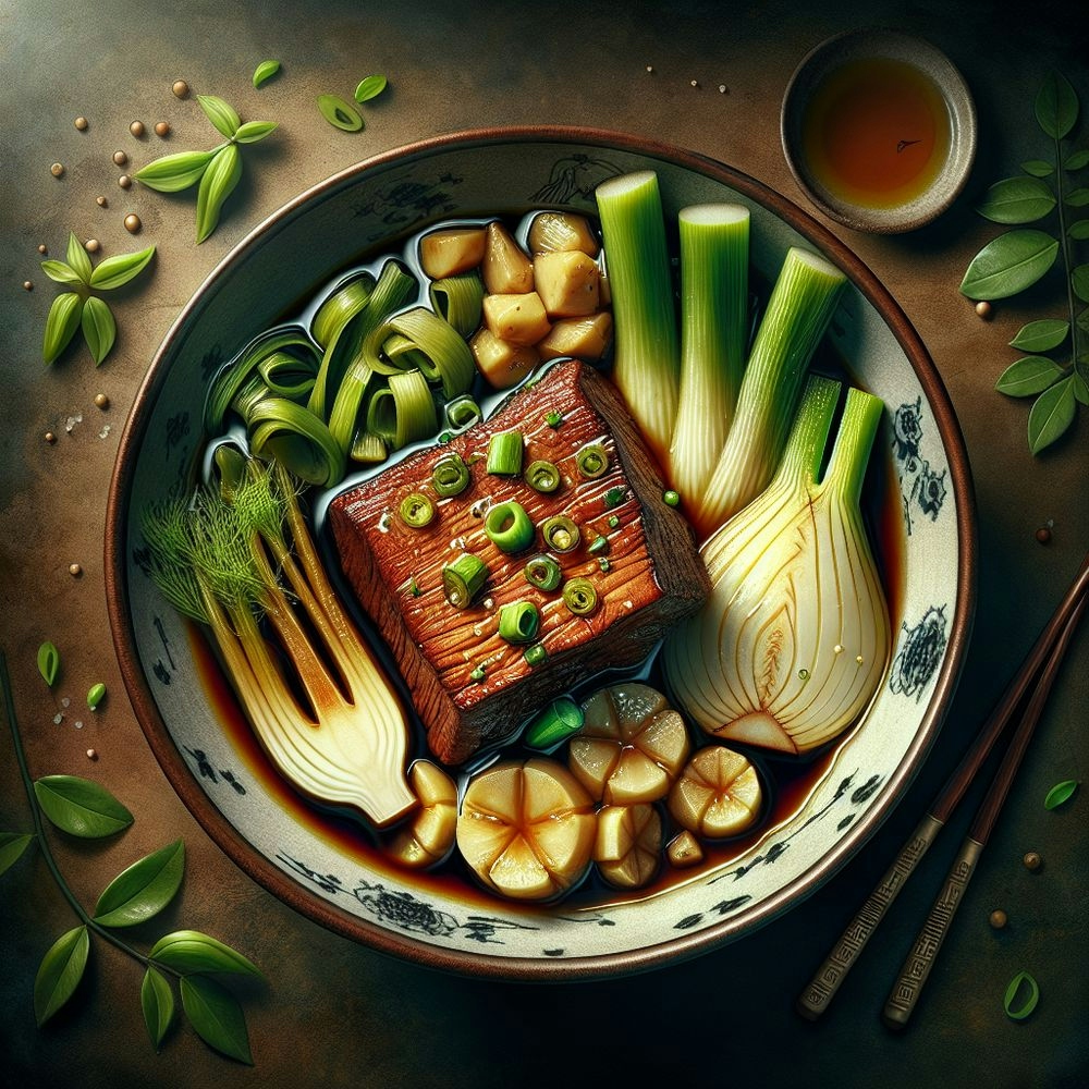 Chinese-Style Braised Brisket with Fennel