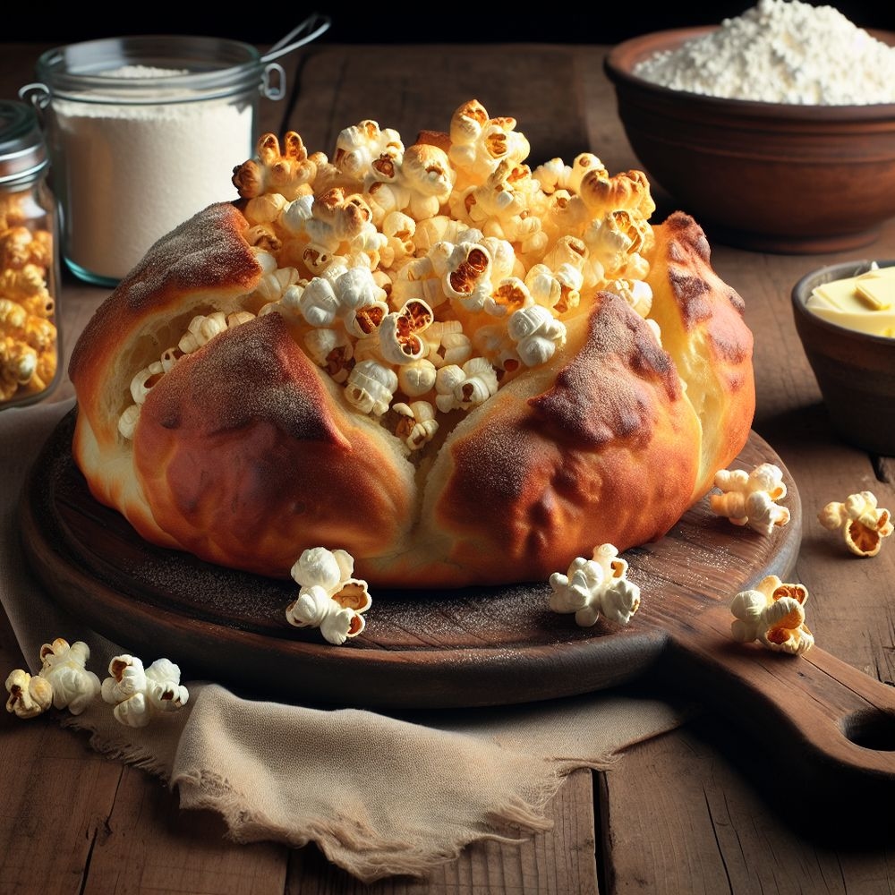 Popcorn Stuffed Bread