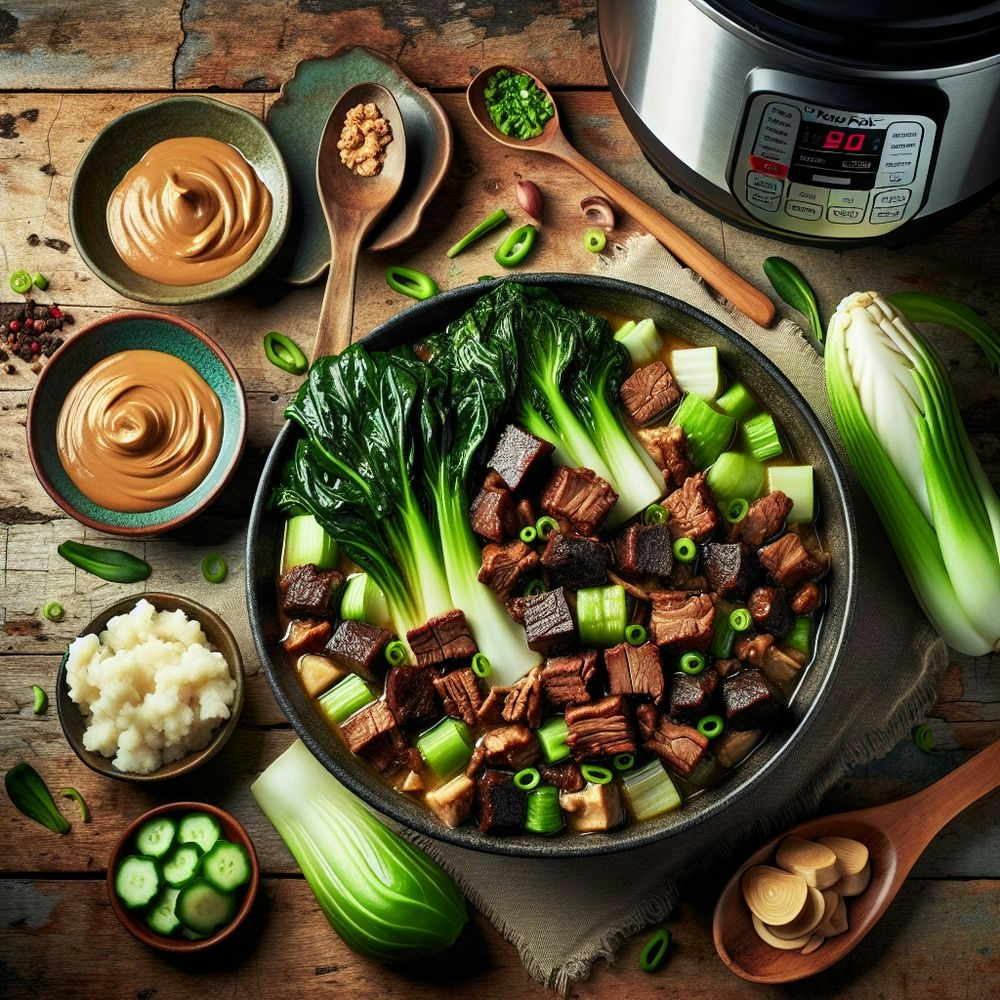 A Keto Comfort Delight: Burnt Ends and Bok Choy Stew