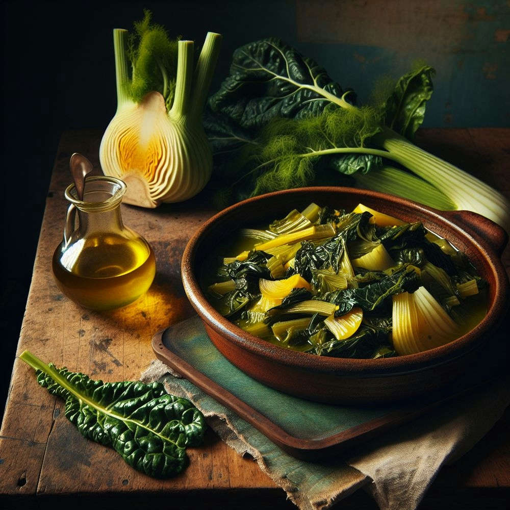 Hearty Vegan Slow Cooker Chard and Fennel Stew