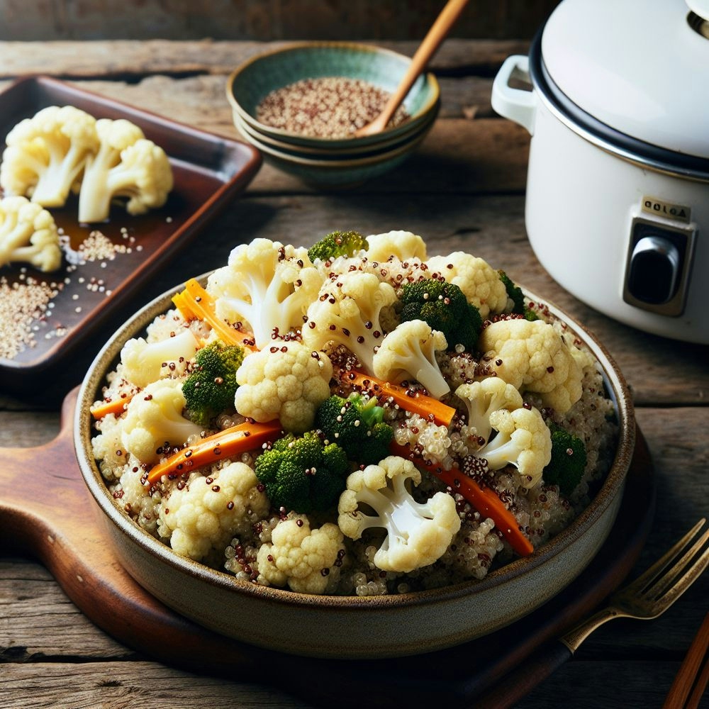 Quinoa and Cauliflower Stir-Fry