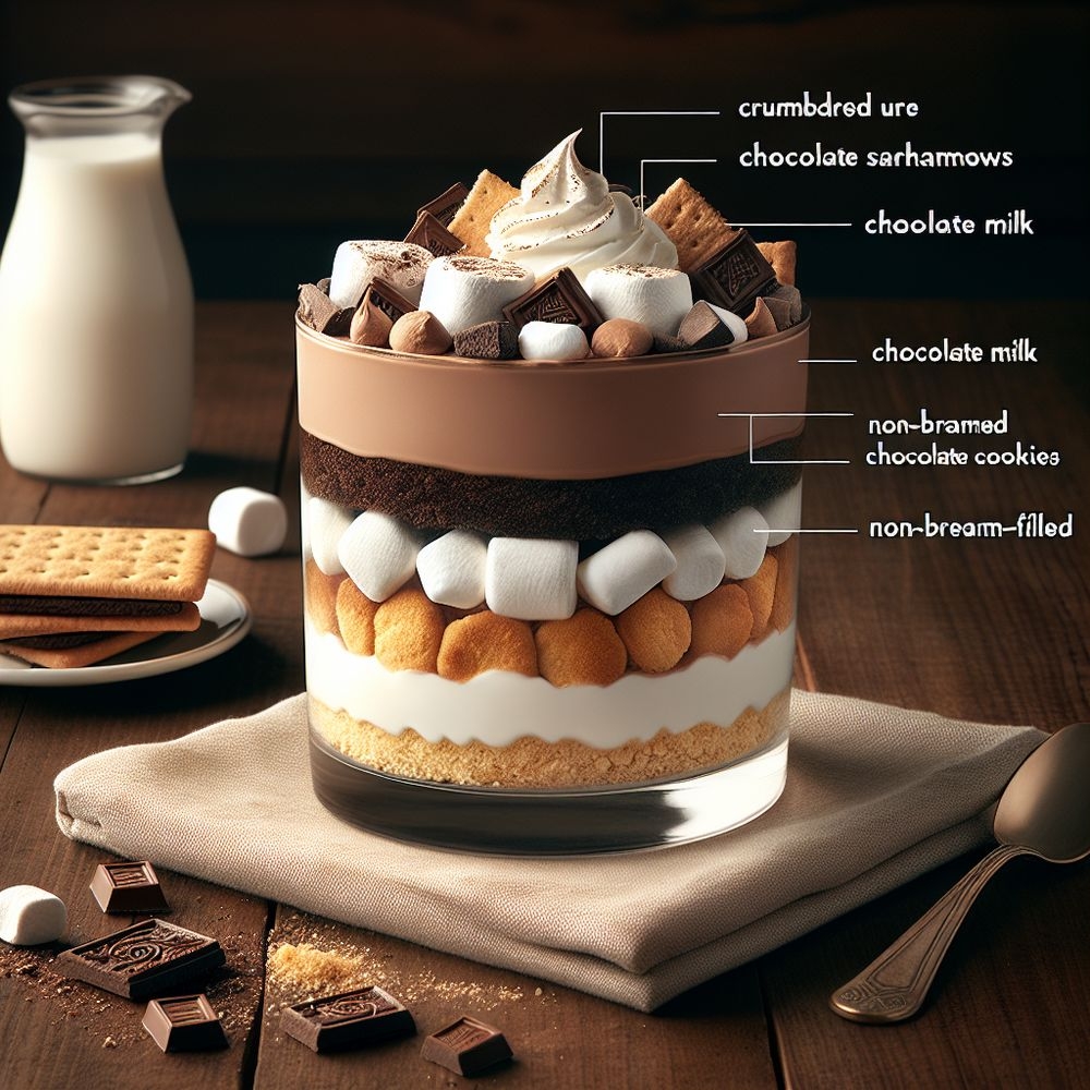 Decadent S'mores Oreo Parfait