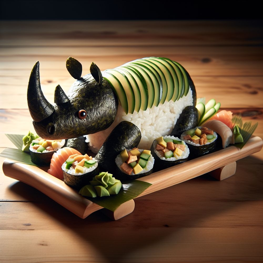 Rhino Set Sushi Platter