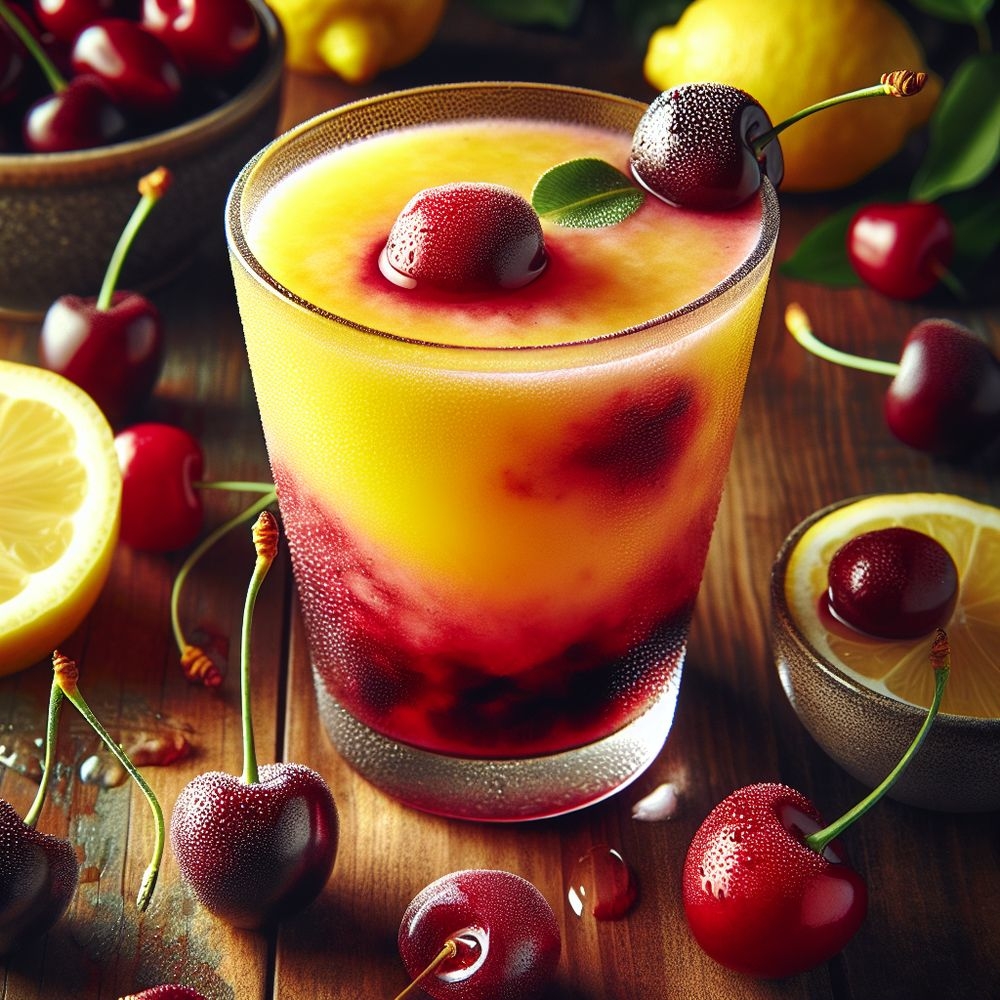 Refreshing Lemon Cherry Smoothie