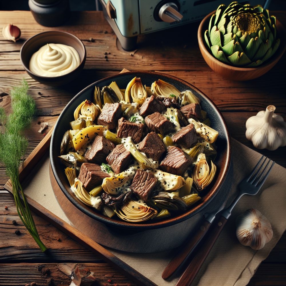 Bold and Flavorful Bison and Artichoke Stir-Fry