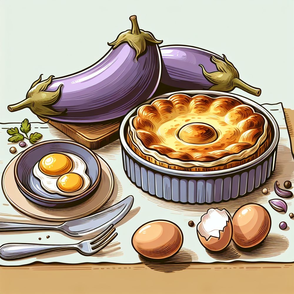 Egg-Stuffed Eggplant Soufflé