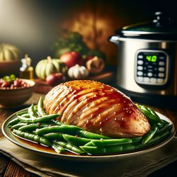 Mouthwatering Slow Cooker Turkey Breast with Green Beans