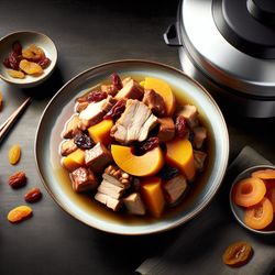 Succulent Chinese Pork and Pumpkin Stew
