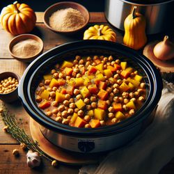 Slow Cooker Chickpea and Squash Stew