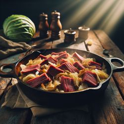 Corned Beef and Cabbage Skillet