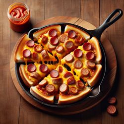 Bratwurst Pizza Grilled Cheese
