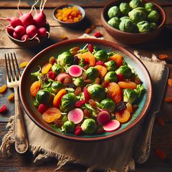 Radiant Radish and Brussels Sprout Salad