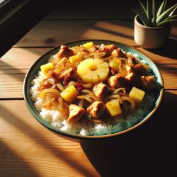 Pineapple Chicken Rice