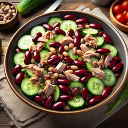Gluten-Free Mediterranean Bean Salad