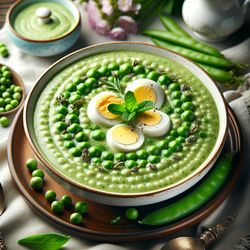 Gluten-Free Pea and Egg Soup