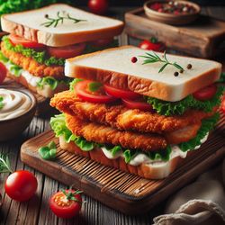 Crispy Chicken Schnitzel Sandwiches