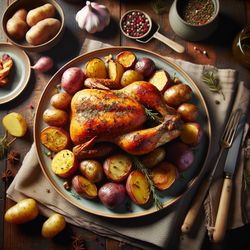 Roasted Chicken and Potato Medley