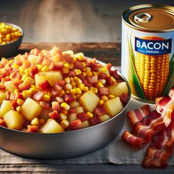 Bacon, Potato, and Corn Hash