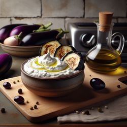 Keto Greek Yogurt Eggplant Dip