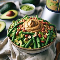 Creamy Avocado and Green Bean Salad