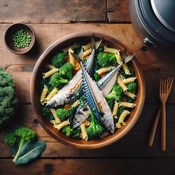 Mackerel and Kale Pasta Recipe