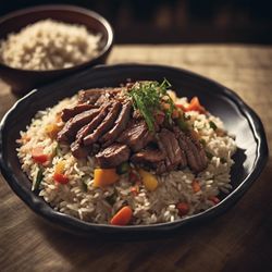 Hearty Beef and Vegetable Rice