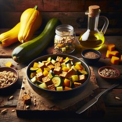 Tempeh and Squash Gluten-Free Delight