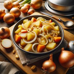 Vegan Potato and Onion Stew