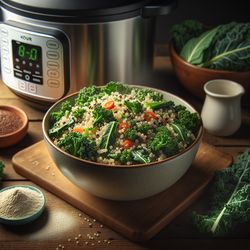 Keto Quinoa and Kale Pressure Cooker Salad