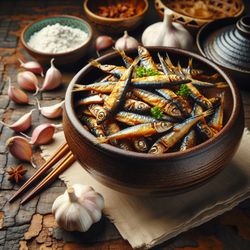 Korean Crispy Sardine Stir Fry