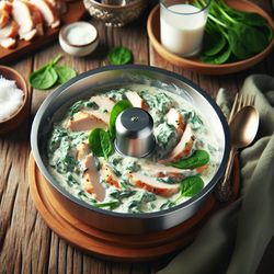 Creamy Coconut Chicken with Spinach