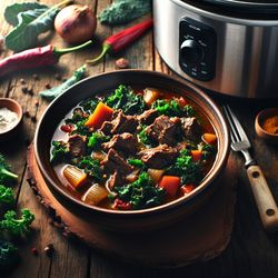 Bold Bison and Kale Stew