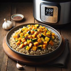 Quinoa and Squash Pressure Cooker Delight