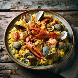 Lobster and Clam Rice