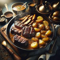 Steak and Potato Skillet Dinner