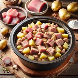 Slow Cooker Tuna and Potato Stew